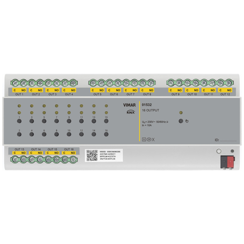 Attuatore KNX Secure 16 uscite 250V 10AX - Vimar 01532