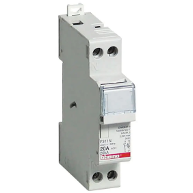 btdin - portafusibile sezionabile 1P+N 20A - BTicino F311N