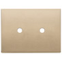 Placca 3Mx2 Tondo oro satinato - Vimar 22683.RN.2.88