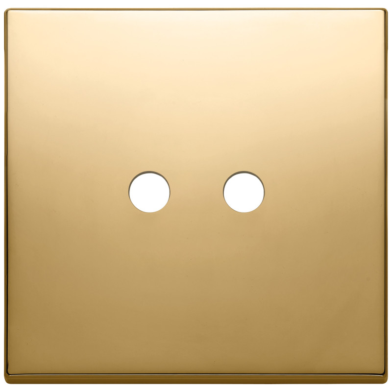 Placca 2Mx2 Tondo oro - Vimar 22682.RN.2.82