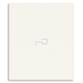 Tasto 2M assiale simbolo chiave bianco - Vimar 31000A.2PB