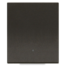 Pulsante 1P NO 10A 2M allineato nero - Vimar 30008.2G