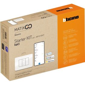 MatixGO - starter kit bianco - BTicino JW1010KIT