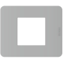 MatixGO - placca 2P grey - BTicino JA4802JG