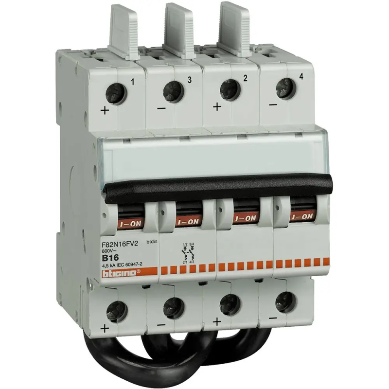 btdin - magnetot. 2P 600VDC 10A - BTicino F82N10FV1