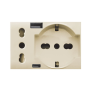 PRESA SCHUKO+ITA+USB A/C CLASS 3M - AVE 44909015USB