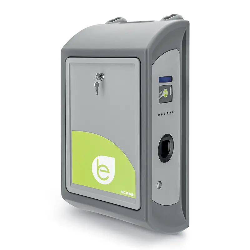 Wall Box con 2 prese con blocco MID - SCAME 204.WD23B-T2T2M