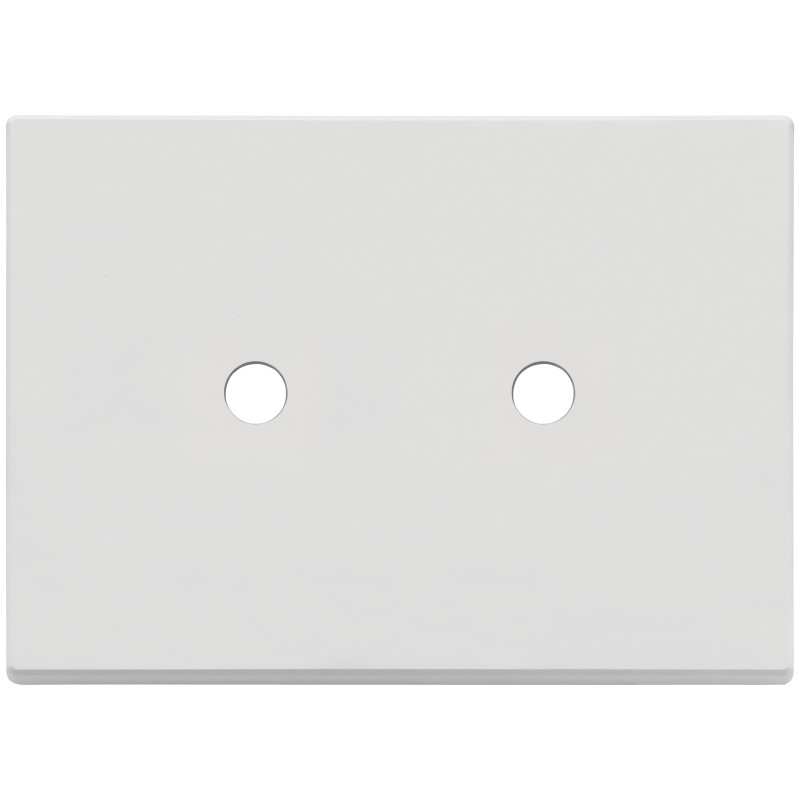 Placca 3Mx2 Tondo bianco matt - Vimar 22683.RN.2.01