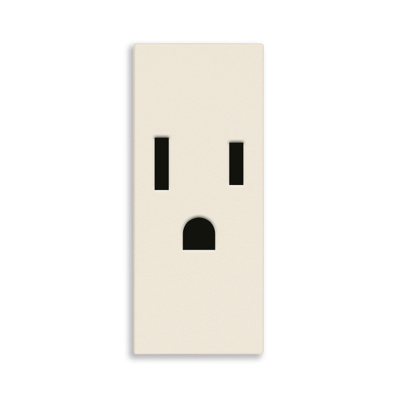 Presa SICURY 2P+T 15A USA canapa - Vimar 30242.C