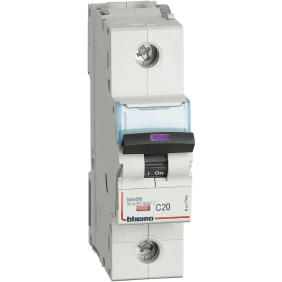 btdin500 - magnetot 1P curva C 20A 50kA - BTicino FX81C20