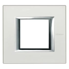 axolute - placca 2P argento - BTicino HA4802SAN