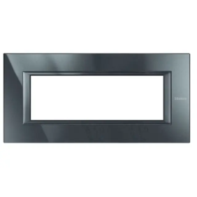 Axolute - placca 6P antracite - BTicino HA4806HS
