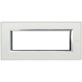axolute - placca 6P argento - BTicino HA4806SAN