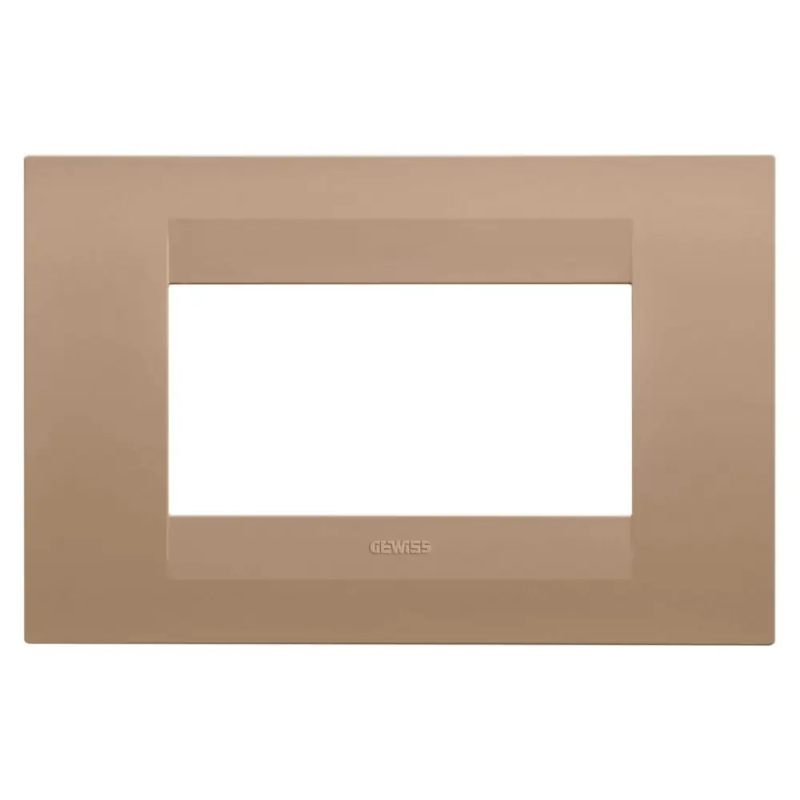 PLACCA GEO 4M RAME CHIARO - Gewiss GW16404VX