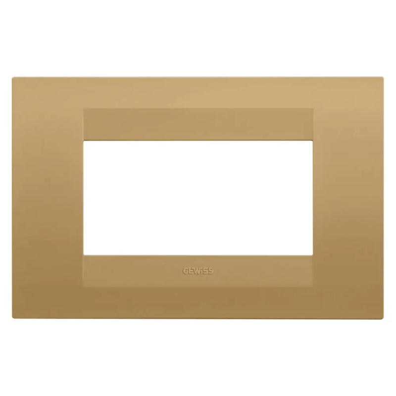 PLACCA GEO 4M  ORO - Gewiss GW16404VO