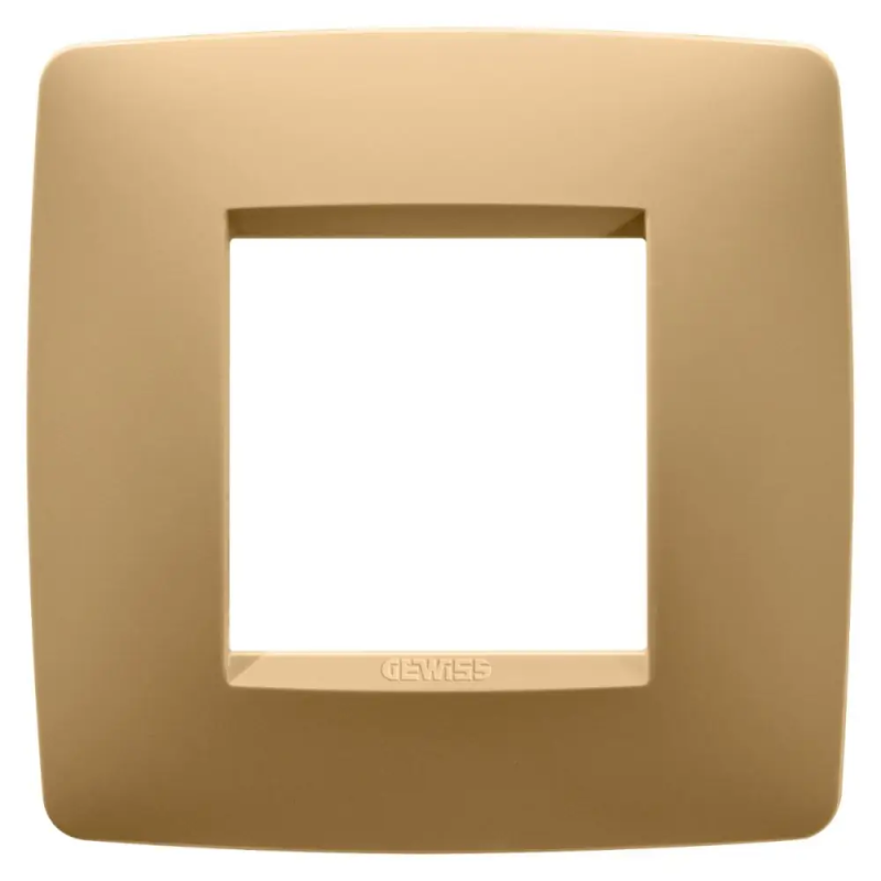 PLACCA ONE INT.2P ORO - Gewiss GW16122VO