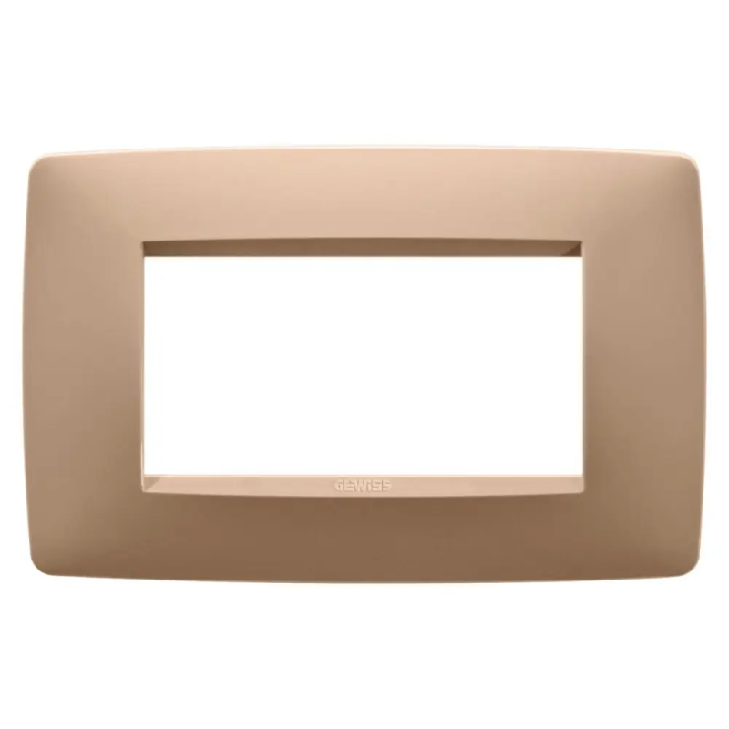 PLACCA ONE 4M RAME CHIARO - Gewiss GW16104VX