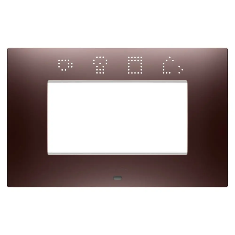 PLACCA EGO SMART 4P RAME - Gewiss GW16004SCP