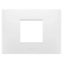PLACCA EGO 2P BIANCO SATINATO - Gewiss GW16002PW