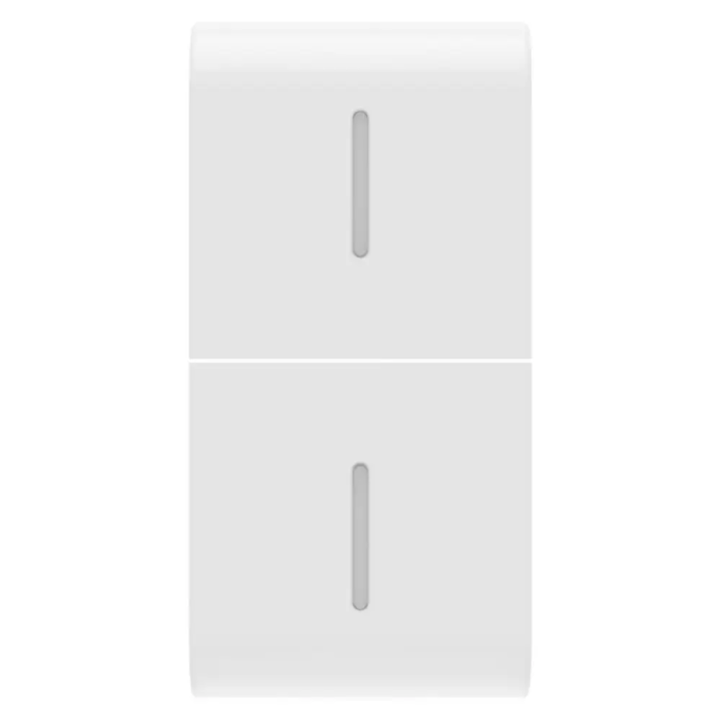 TASTO INTERC.2 DIFFUSORI 1M BIANCO - Gewiss GW10557S