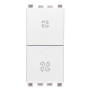 Commutatore 2P 10AX fan-coil bianco - Vimar 20063.B