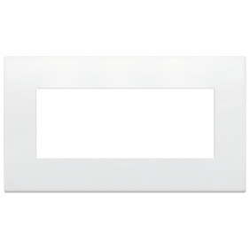 Placca Classic 5M BS polar matt tot.look - Vimar 19649.B26