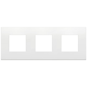 Placca 6M (2+2+2)int71 CL polar m.t.look - Vimar 19644.B26