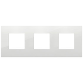 Placca 6M (2+2+2)int71 CL polar tot.look - Vimar 19644.B06