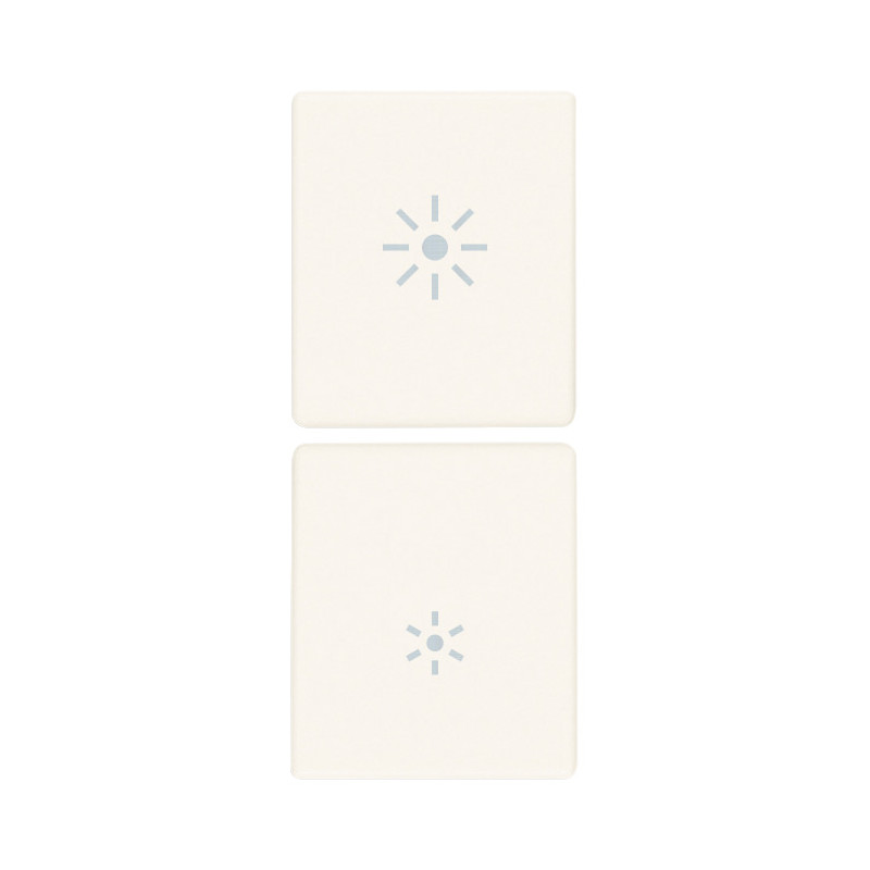 Due mezzi tasti 1M dimmer bianco - Vimar 31480.RB