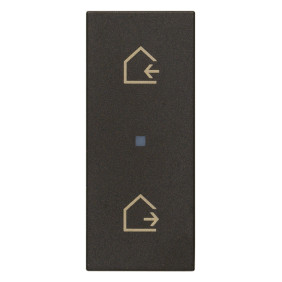 Tasto 1M assiale simbolo scenari nero - Vimar 31000A.SG