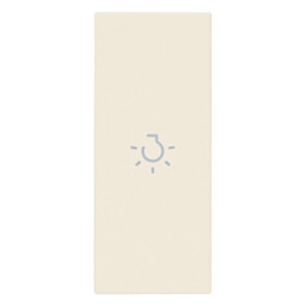 Tasto 1M assiale simbolo luce canapa - Vimar 31000A.LC