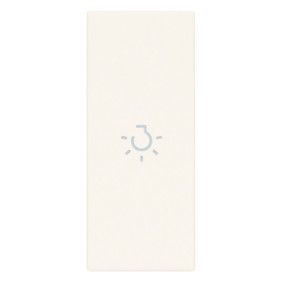 Tasto 1M assiale simbolo luce bianco - Vimar 31000A.LB