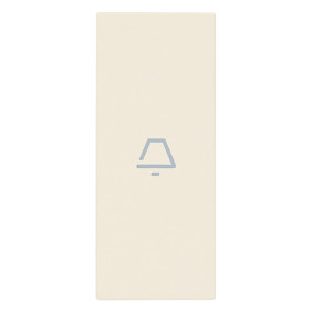 Tasto 1M assiale simb. campanello canapa - Vimar 31000A.CC
