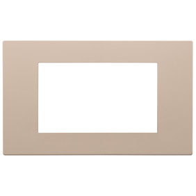 Placca 4M argilla - Vimar 30654.21