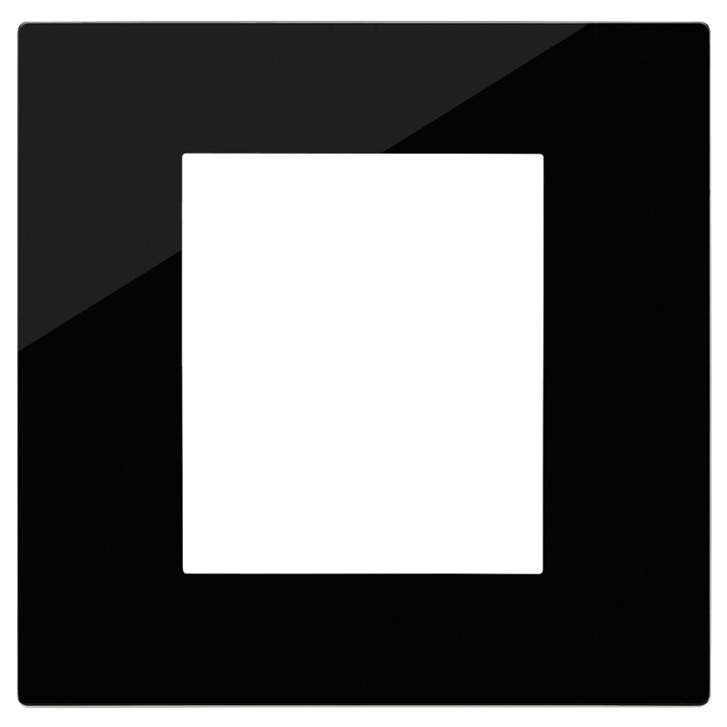 Placca 2M Reflex nero - Vimar 30642.42