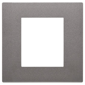 Placca 2M Metal - Vimar 30642.22