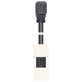 Presa HDMI con cavo a 90? bianco - Vimar 30346.HB