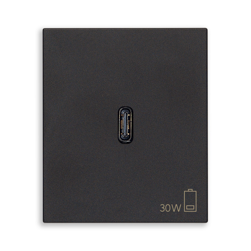 Alimentatore USB C PD 30W nero - Vimar 30298.G