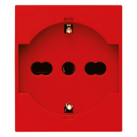 Presa 2P+T 16A universale rosso - Vimar 30210.R