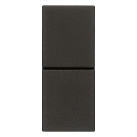 Due pulsanti indip. NO+NO 10A nero - Vimar 30066.G