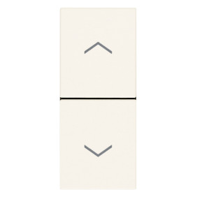 Due pulsanti interbl. NO+NO 10A bianco - Vimar 30062.B