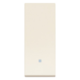 Deviatore 1P 10AX allineato canapa - Vimar 30004.C