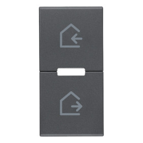 Due mezzi tasti 1M scenari grigio - Vimar 20755.6