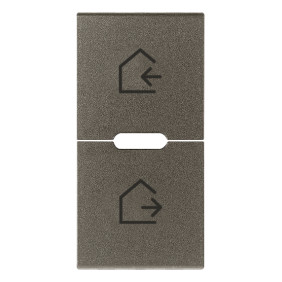 Due mezzi tasti 1M scenari Metal - Vimar 19755.6.M