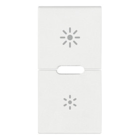 Due mezzi tasti 1M dimmer bianco - Vimar 19755.3.B