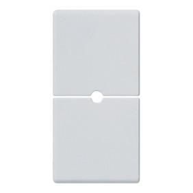 Due mezzi tasti 1M neutro pers. Silver - Vimar 14755.SL