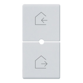 Due mezzi tasti 1M scenari Silver - Vimar 14755.6.SL