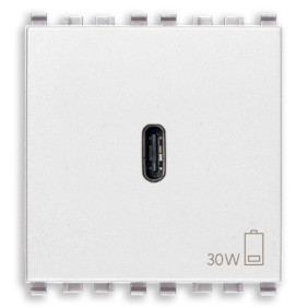 Alimentatore USB C PD 30W bianco - Vimar 20298.B