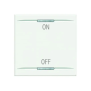axolute - copritasto ON OFF 2 mod bianco - BTicino HD4911M2AG