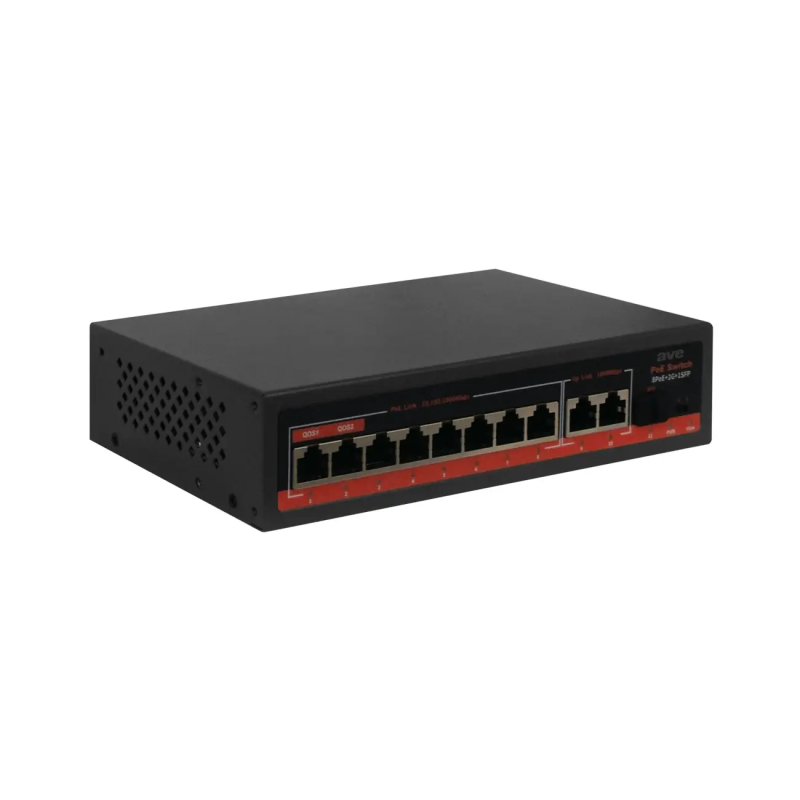 SWITCH PoE 8+2 PORTE - AVE VIIP-SPOE